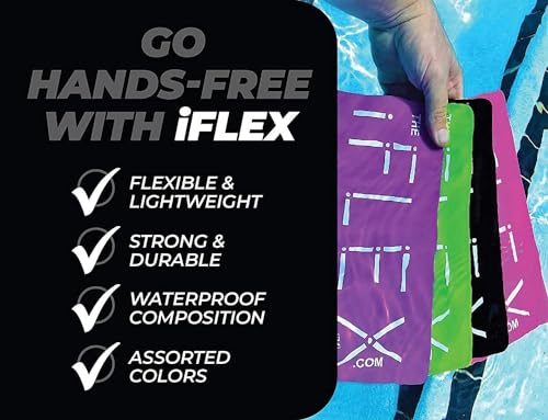 iFLEX Adjustable Cell Phone Stand and Tablet Stand for Work and Home – Flexible Phone Holder is The Perfect iPhone Stand for Video Calls and Holds Any Device (Purple)