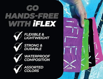 iFLEX Adjustable Cell Phone Stand and Tablet Stand for Work and Home – Flexible Phone Holder is The Perfect iPhone Stand for Video Calls and Holds Any Device (Purple)