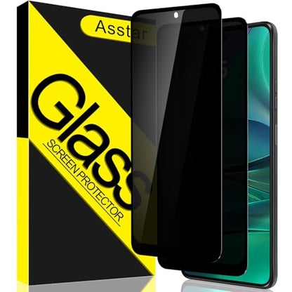 Asstar 2-Pack Moto G Stylus 5G 2025 Privacy Screen Protector - color: Black-Moto G Stylus 5G 2025