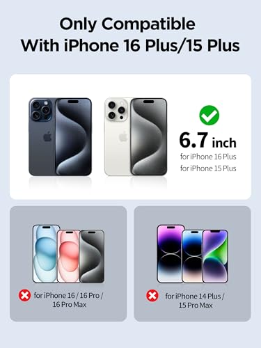 PDDKISS Compatible for iPhone 16 Plus Privacy Screen Protector - size: for iPhone 16 Plus - 6.7 inch