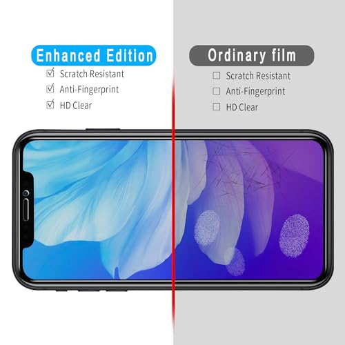 Slanku Privacy Screen Protector for iPhone 11 Pro/10/XS/X Tempered Glass - size: 11 Pro/10/XS/X