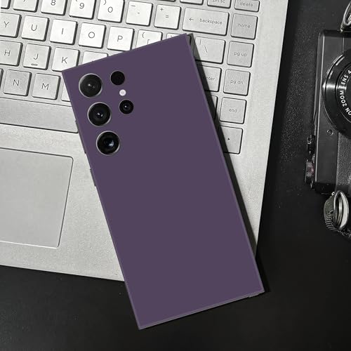 2 Pack Skin Wraps Compatible with Samsung Galaxy S24 Ultra (Dark Purple) - color: Dark Purple