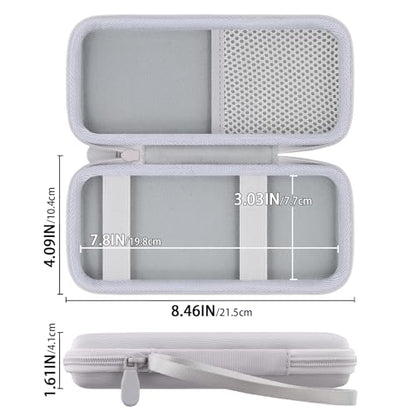 Hard Travel Case for UEQ/VBA/KEEPRO 3 in 1 Wireless Charging Station - color: White Case