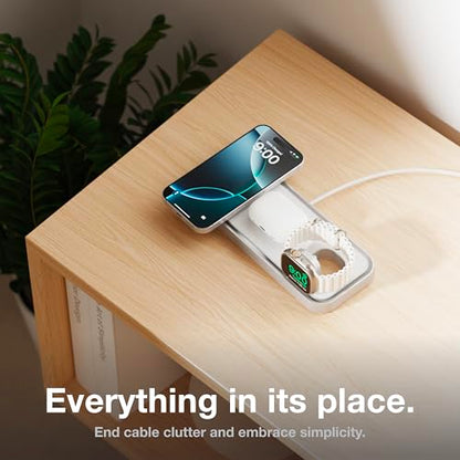 NOCO XGrid XDP3 3-in-1 Wireless Charging Station - iPhone, Watch & AirPods