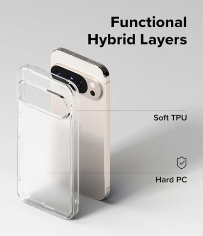 Ringke for Google Pixel 10 Pro XL Case [Fusion Matte Clear] | Oil & Dirt Resistant, Anti-Fingerprint Technology Prevents Oily Smudges, Frosted Coating Feels Velvety Soft - size: Pixel 10 Pro XL