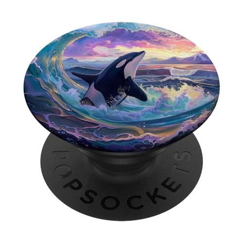 Orca Whale PopSockets Adhesive PopGrip - style: Adhesive PopGrip