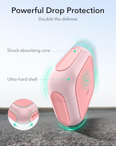 ESR for AirPods 5/4 Case (2026/2024), Compatible with MagSafe, Pink - color: Pink, size: AirPods 5&4 Case