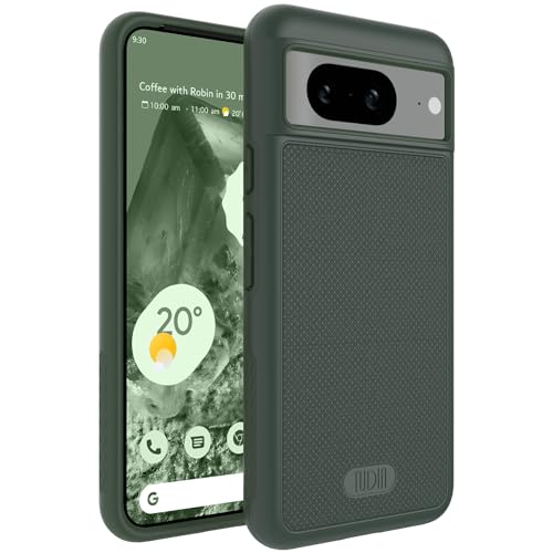 TUDIA MergeGrip [Military Grade] Designed for Google Pixel 8 Case (2023) - [Drop Tested] Dual Layer Shockproof Slim Rugged Tough Heavy Duty Protective Phone Cases Cover - Pine Green - color: Pine Green, size: Standard Pixel 8