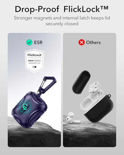 ESR for AirPods Pro 3 Case (2025), Compatible with MagSafe, Purple - color: Purple, size: AirPods Pro 3 Case