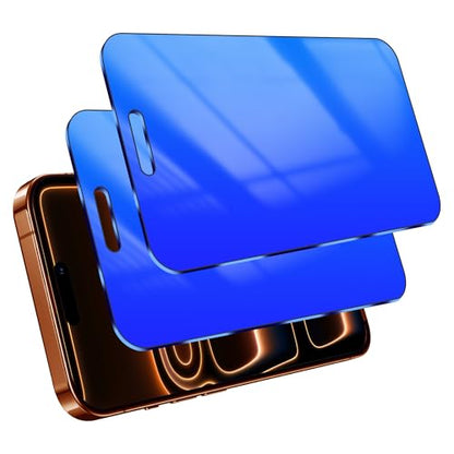 Privacy Screen Protector for iPhone 17 Pro Max Blue 6.9 inch - color: For iphone 17 Pro Max Blue