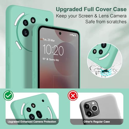 Silicone Case for Nothing Phone 3A Pro, Mint Green - color: Mint, size: Nothing Phone 3A Pro
