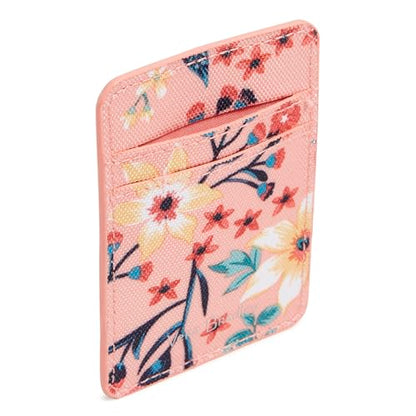 Adhesive Phone Wallet Stick On - color: Paradise Bright Coral