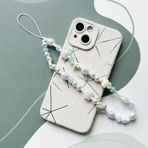 Cute Beaded Camera Wrist Strap for Phone, Digital Camera Charm Lanyard, Pearl Beaded Chain for Bag Keychain Gift - color: Turtle