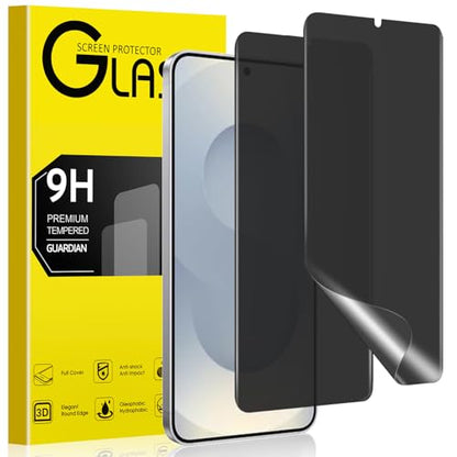 2 Pack for Samsung Galaxy S26 Privacy Screen Protector [Like Original Fingerprint Unlock], Anti-Spy Private Galaxy S26 Film [Not Glass], Case Friendly, Scratch-Resistant, Sensitive Touch - size: Samsung Galaxy S26