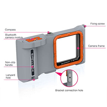 AICase Universal Diving Case Photography Shell for iPhone 15 Pro Max 14 Pro Max/13 Pro Max/12 Pro Max/11/XS/XR,15m Underwater Protective Case for Samsung S23 Ultra/S22 Ultra up to 6.9" - color: Universal Waterproof Case Photography