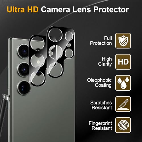3 Pack Camera Lens Protector for Samsung Galaxy S23 Ultra - size: Galaxy S23 Ultra