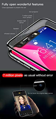 IFLASH iPhone XS Max, iPhone 11 Pro Max Full Coverage Glass Screen Protector, [2 Pack] Full Cover Tempered Glass Screen Protector For Apple iPhone 11 Pro Max/XS Max 6.5” – Bubble Free – Black - color: iPhone XS Max 6.5" (Black)