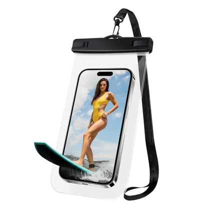 1 Pack Waterproof Phone Case, 6.8" Universal Dry Bag for iPhone 15/14/13/12 Pro Max, IPX8 Waterproof Pouch, Cruise Ship & Beach Essentials, Clear - color: B4-Clear-1 Pack, size: 6.8in