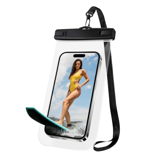 1 Pack Waterproof Phone Case, 6.8" Universal Dry Bag for iPhone 15/14/13/12 Pro Max, IPX8 Waterproof Pouch, Cruise Ship & Beach Essentials, Clear - color: B4-Clear-1 Pack, size: 6.8in