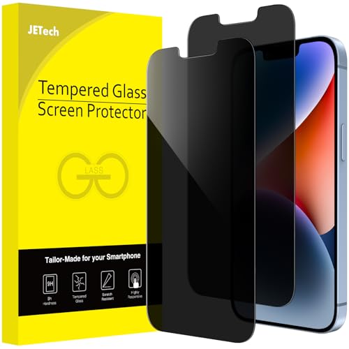 JETech Privacy Screen Protector for iPhone 14 Plus, 2-Pack - size: iPhone 14 Plus