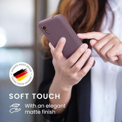 kwmobile Case Compatible with Samsung Galaxy Xcover7 Case - Soft Slim Protective TPU Silicone Cover - Pale Iris - color: Pale Iris