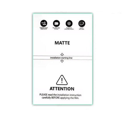 Pack of 50 Small Hydrogel Protectors 180mm x 120mm (Clear Matte)