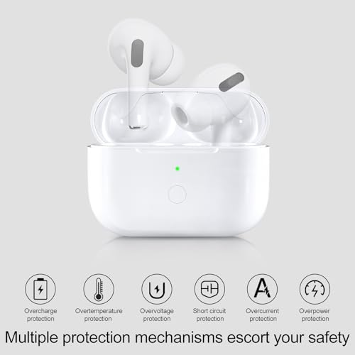 CCAN Wireless Charging Case Compatible with Air Pod Pro 2nd & 1st Generation, Air Pod Pro 2 1 Charger Case Replacement with Bluetooth Pairing Sync Button