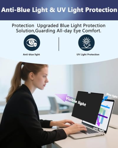 Magnetic Laptop Privacy Screen for 16 Inch 16:10 Aspect Ratio - color: Magnetic Laptop 16 Inch 16:10