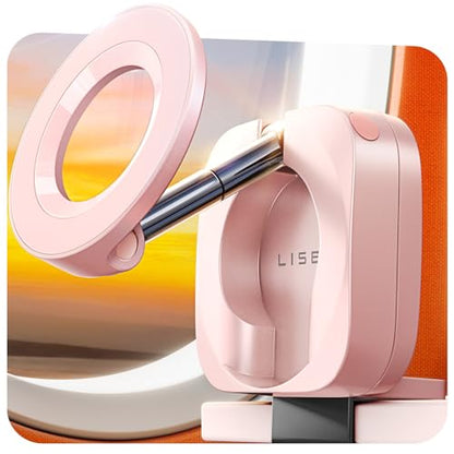 LISEN Airplane Travel Essentials for Flying Airplane Phone Holder for Desk - color: Pink