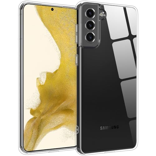 TENOC Phone Case for Samsung Galaxy S22+ Plus, Clear Case Non-Yellowing Protective Bumper Hard Back Cover - color: Clear Anti-Yellowing, size: S22 Plus