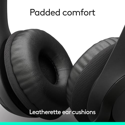 Logitech H391 Wired Headset PC/Laptop Stereo Headphones, USB-C, Graphite - color: Graphite, style: USB-C