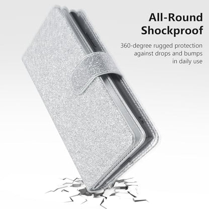 Varikke for iPhone 15 Case Wallet Strong Magnetic Detachable, Silver - color: (Standard) Silver, size: iPhone 15 6.1"