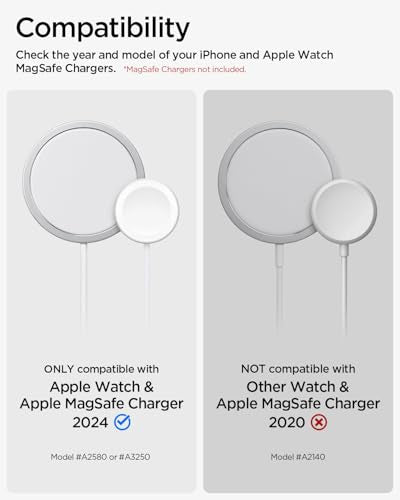Spigen for MagSafe (25W), Apple Watch Charger Stand Holder Case MagFit Duo - color: Dune Beige, size: MagFit Duo