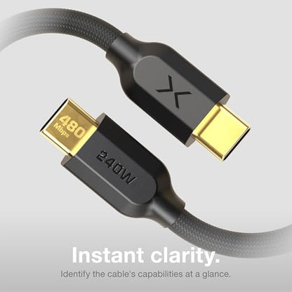 NOCO XGrid XC1: 240W USB-C to USB-C Cable with 3-Foot Durable Design