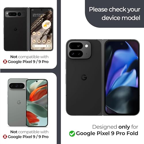ArmorSuit 2+2+2 Pack Full Body Skin + Screen Protector for Google Pixel 9 Pro Fold HD Clear MilitaryShield Film - Made in USA
