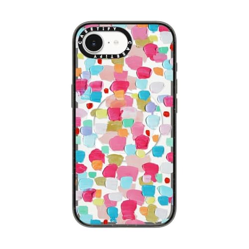 CASETiFY for iPhone 17e / 16e Case - Impact Compatible with MagSafe | 8.2 ft. 4x Military Grade Drop Protection | Magenta Confetti | Black - color: Magenta Confetti, size: iPhone 16e (6.1")