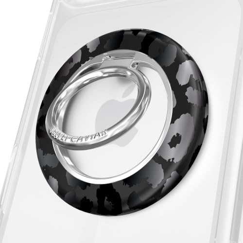 VELVET CAVIAR Compatible with MagSafe Phone Grip - color: Black Leopard