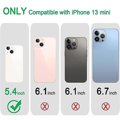 JJGoo Compatible with iPhone 13 Mini Case, Bling Sparkle Soft TPU Anti-Scratch Shockproof Protective Phone Bumper, Women Girls Cute Slim Phone Case, Clear Glitter - color: Clear Glitter