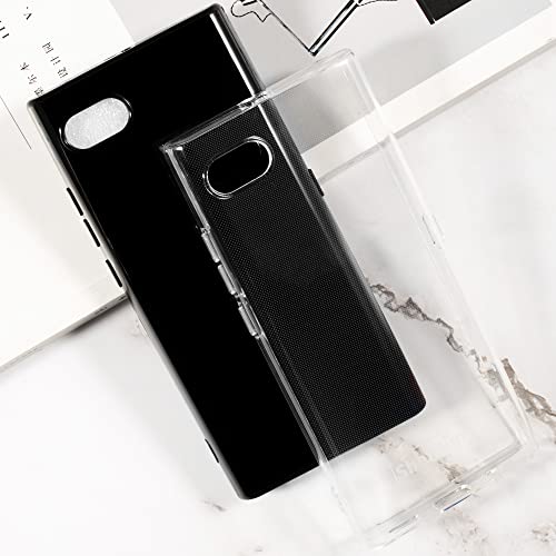 Protective Case for Unihertz Titan Slim - Clear | 4.2" Slim Shockproof Bumper Back Cover Anti-Scratch Flexible TPU Shell, Grip-Friendly - color: Transparent