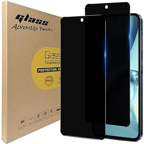 [2 Pack for Samsung Galaxy A55/ A35 5G Privacy Screen Protector, Tempered Glass Anti Spy [Bubble Free] Full Coverage 9H Dark Black Film for Galaxy A35/ A55 6.5" [NO Fingerprint Unlock] - size: A55/A35