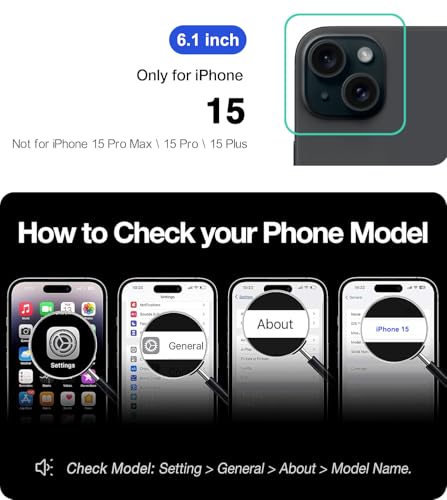 Magnetic for iPhone 15 Wallet Case with Card Holder Black | Compatible with MagSafe, Shockproof Phone Cover with Detachable RFID Blocking Credit Card Slot, Black - color: Black, size: iPhone 15