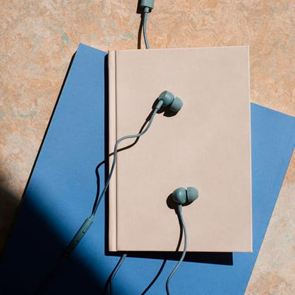 Sudio V3 Essential Wired Earbuds | in Ear Headphones with Cable and USB-C Connector | Tangle-Resistant Braided Cable | Built-in Microphone | IPX4 Water Resistant | No Charging Needed | (Blue) - color: Blue