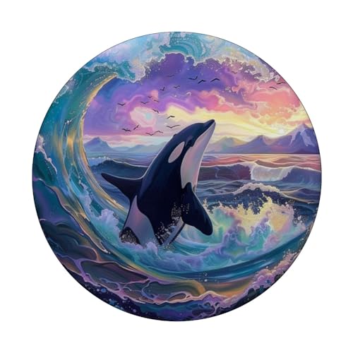 Orca Whale PopSockets Adhesive PopGrip - style: Adhesive PopGrip