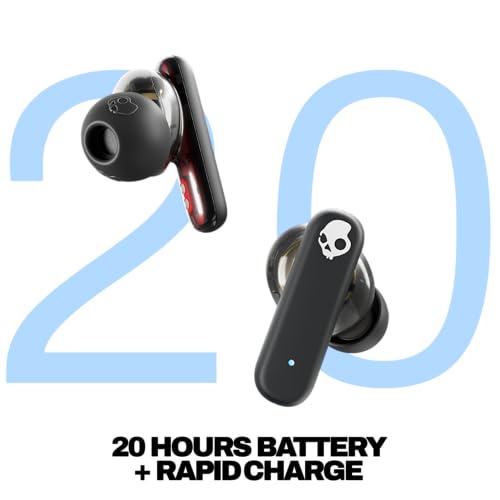 Skullcandy Smokin’ Buds Wireless Noise Isolating Earbuds - Midnight Smoke - color: Midnight Smoke