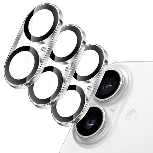 JETech Camera Lens Protector for iPhone 17, Clear, 3-Pack | 9H Tempered Glass, HD Clear, Anti-Scratch Protection, Night Shot Compatible, Case-Friendly - size: iPhone 17