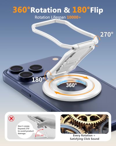 for Magsafe Phone Grip & Magnetic Ring Holder - color: Silver