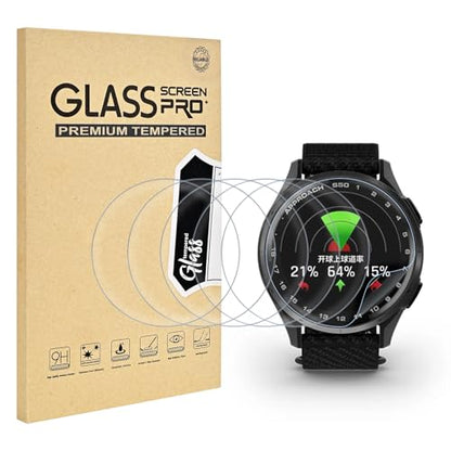 6 Pack Compatible for Garmin Approach S50 Screen Protector Clear, HD Ultra-Thin Flexible TPU [Not Glass] with Anti-scratch Protector for Garmin S50/S44 Watch Protective Film