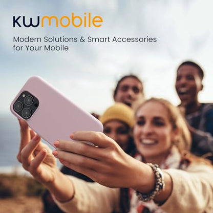 kwmobile Case Compatible with Apple iPhone 16 Pro Case - TPU Silicone Phone Cover with Soft Finish - Mauve - color: mauve, size: iPhone 16 Pro