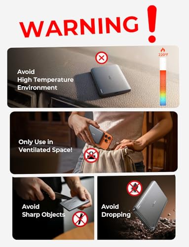 LISEN 0.5‘’ Ultra Slim MagSafe Portable Charger,10000mAh Wireless Card Slim MagSafe Battery Pack iPhone 17 Air Accessories,Magnetic Power Bank for iPhone 17 Pro Max Plus Air/16/15/14/13/12，GlacierGray - color: Glacier Gray