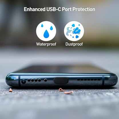 Cable Matters 20-Pack USB C Port Covers, USB C Dust Plug, Black - style: USB-C